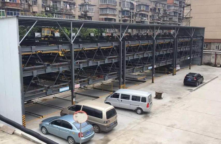 室外停車場(chǎng)四層機(jī)械車位-升降橫移式 室外停車場(chǎng)四層機(jī)械車位-升降橫移式
